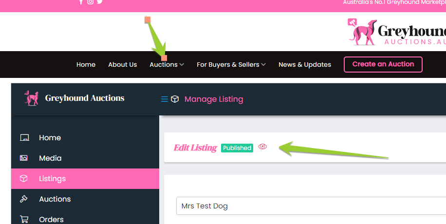 Greyhound Auctions Australia Australia's No.1 Greyhound Marketplace 7.5